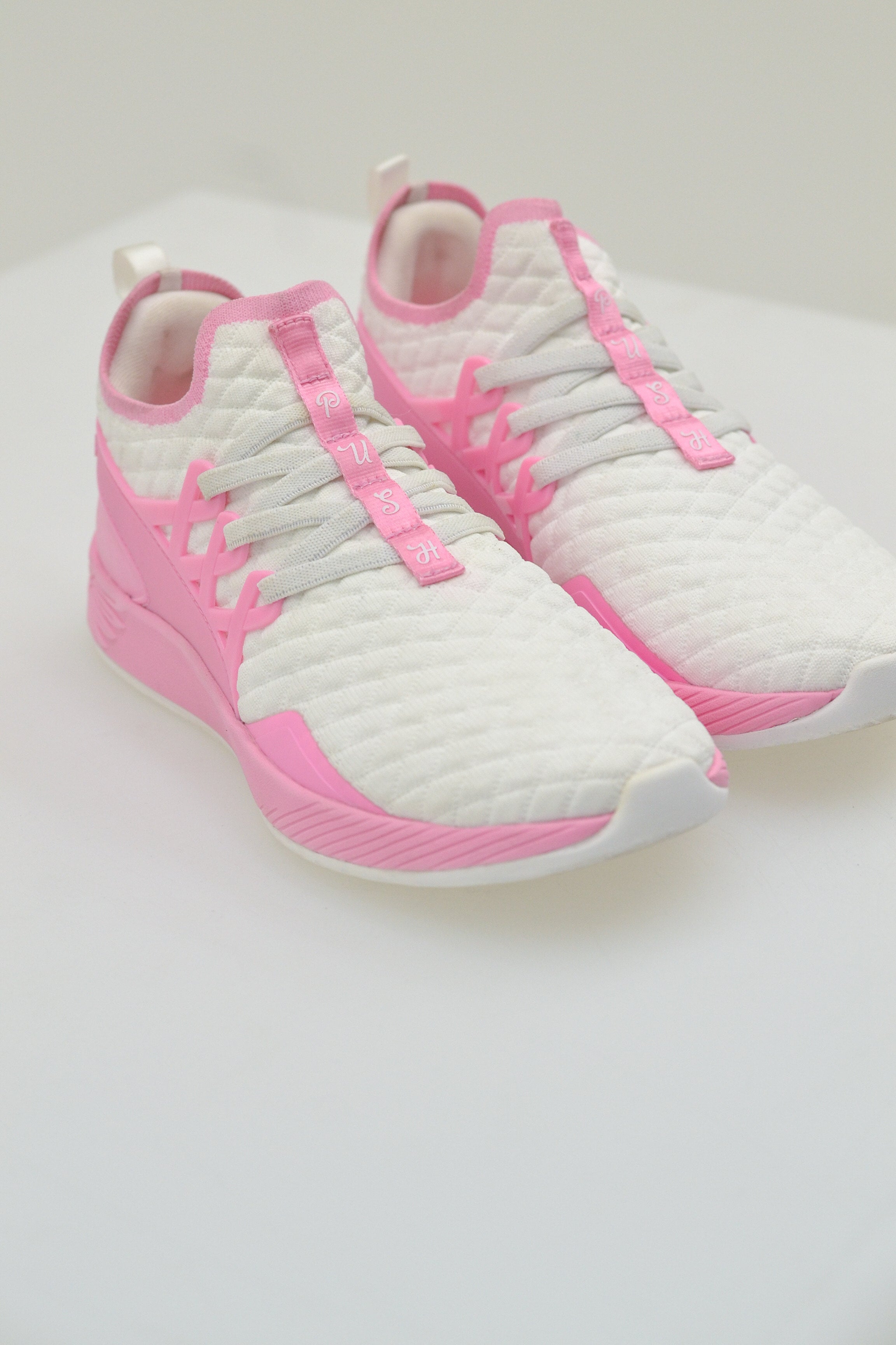 *The Cure: Personalized Pink Walking Shoes for Breast Cancer Awareness*